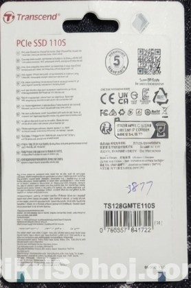 **Transcend PCIe SSD 110S 128GB TS128GMTE110S**